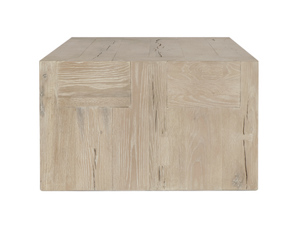 Bristow 60" Oak Coffee Table - White