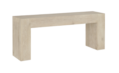 Bristow 72" Oak Console Table - White