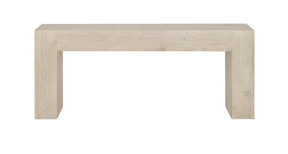 Bristow 72" Oak Console Table - White