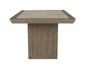 Tempe 84" Pine + Concrete Dining Table - Driftwood