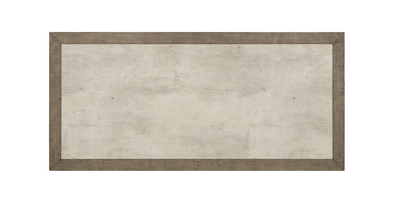 Tempe 84" Pine + Concrete Dining Table - Driftwood