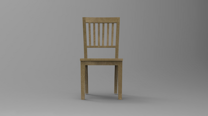 Weston Ladderback Dining Chair - Medium Natural