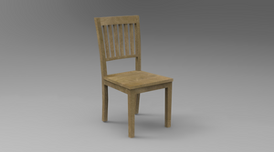 Weston Ladderback Dining Chair - Medium Natural