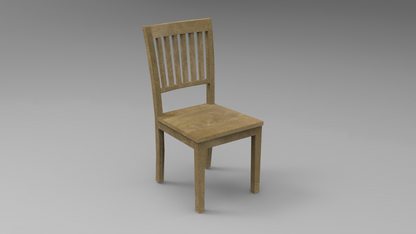 Weston Ladderback Dining Chair - Medium Natural