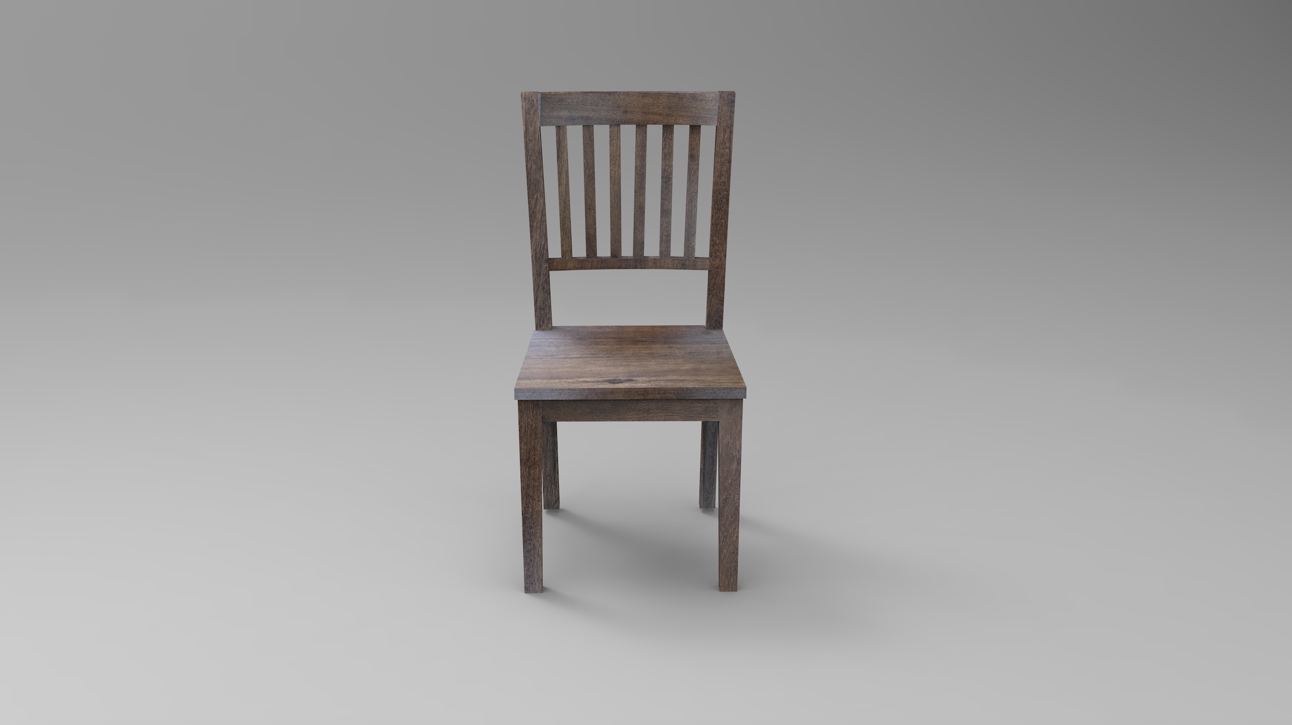 Weston Ladderback Dining Chair - Dark Natural