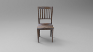 Weston Ladderback Dining Chair - Dark Natural