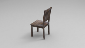 Weston Ladderback Dining Chair - Dark Natural