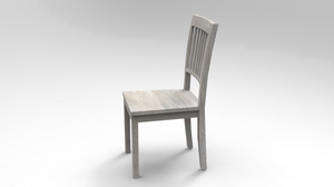 Weston Ladderback Dining Chair - White Natural