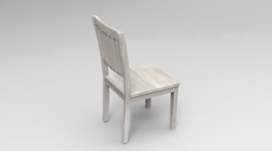 Weston Ladderback Dining Chair - White Natural