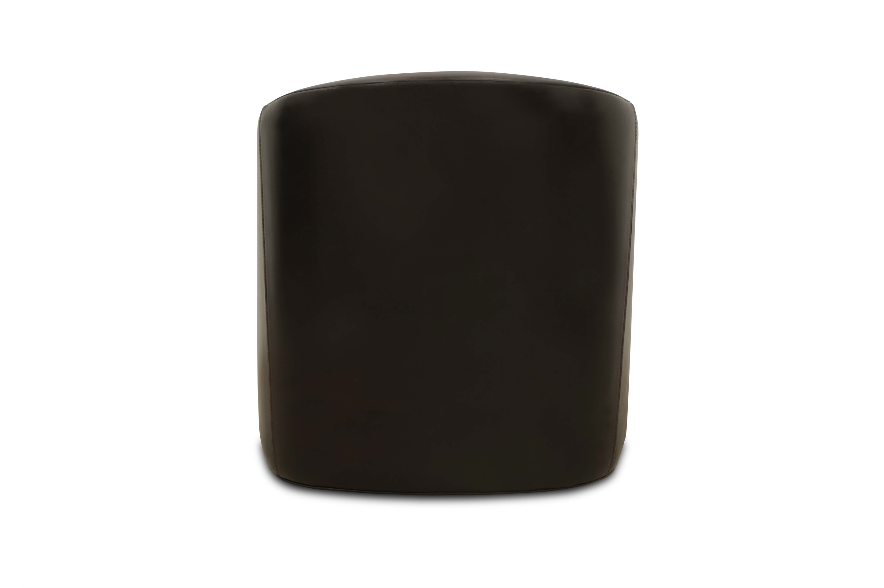 Korrie Top Grain Leather Swivel Chair - Bravo Bronze