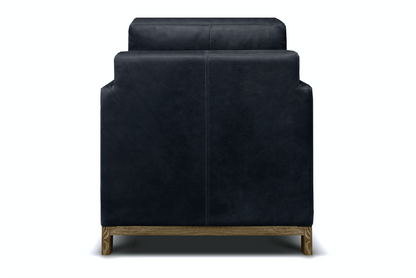 Clarksdale 32" Top Grain Leather Chair - Napa Admiral