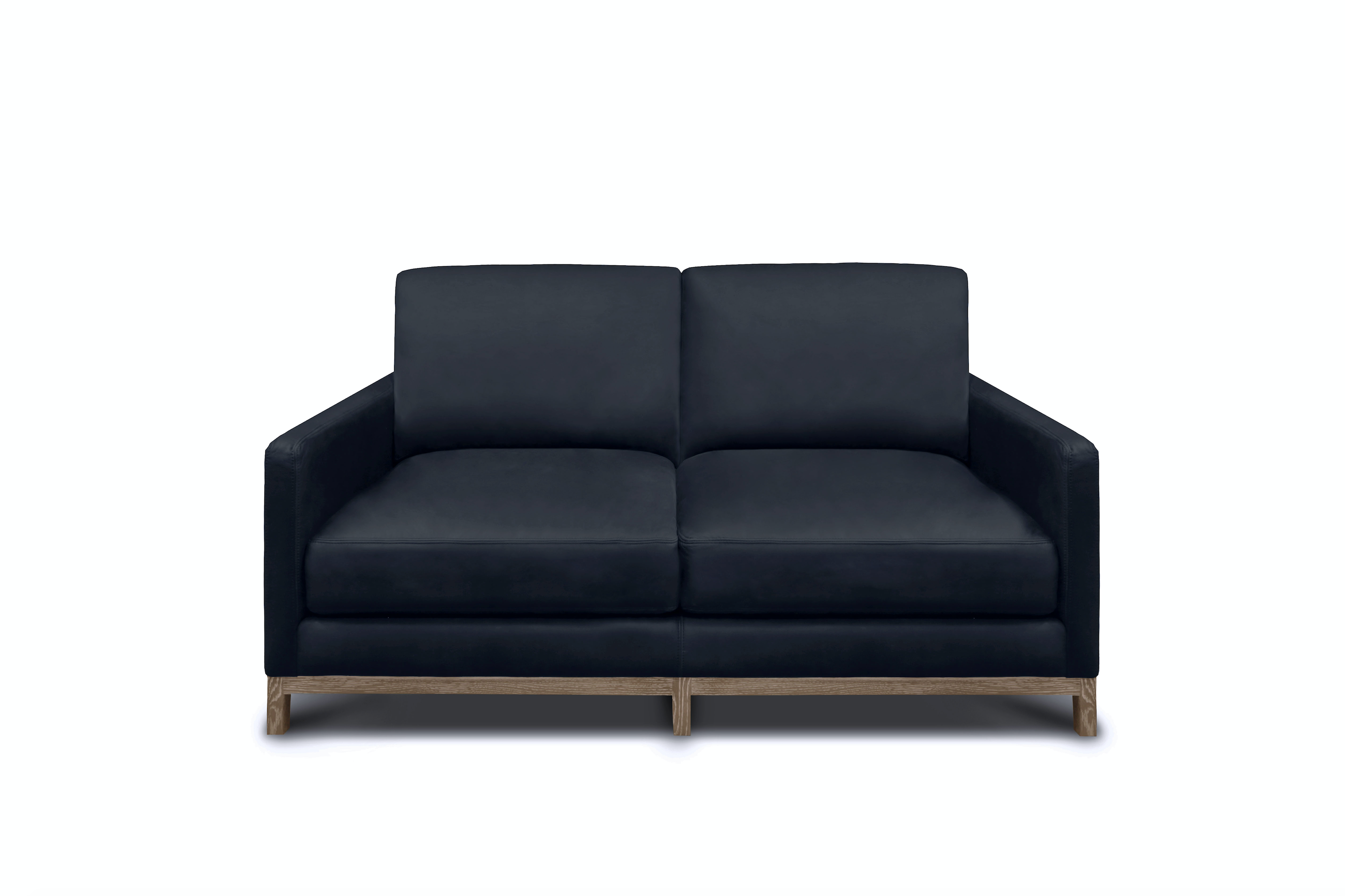 Clarksdale 67" Top Grain Leather 2 Cushion Loveseat - Napa Admiral