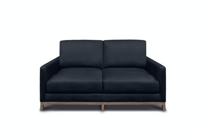 Clarksdale 67" Top Grain Leather 2 Cushion Loveseat - Napa Admiral