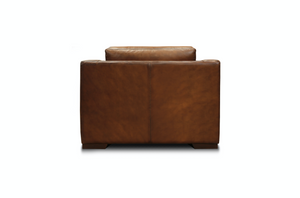 Leonardo Luxe 50" Top Grain Leather Chair - Daytona Antique