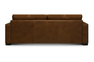 Norton 90" Top Grain Leather 2 Cushion Sofa - Portofino Cinnamon