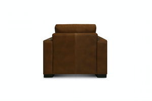 Norton 41" Top Grain Leather Chair - Portofino Cinnamon