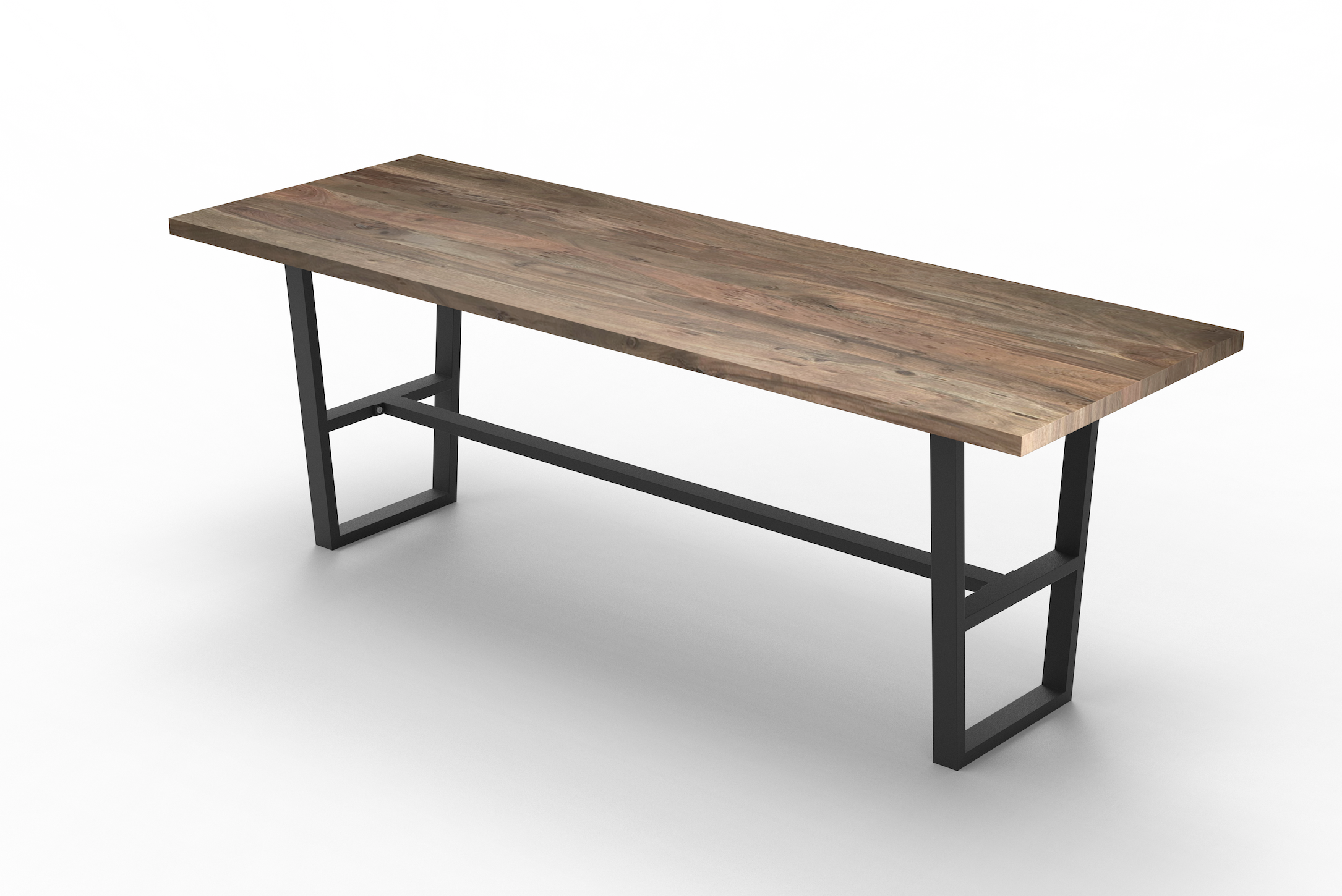 Maxwell Acacia Bar Height Pub Table - Natural + Smoke