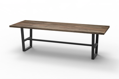 Maxwell Acacia Counter Height Gathering Table - Natural + Smoke