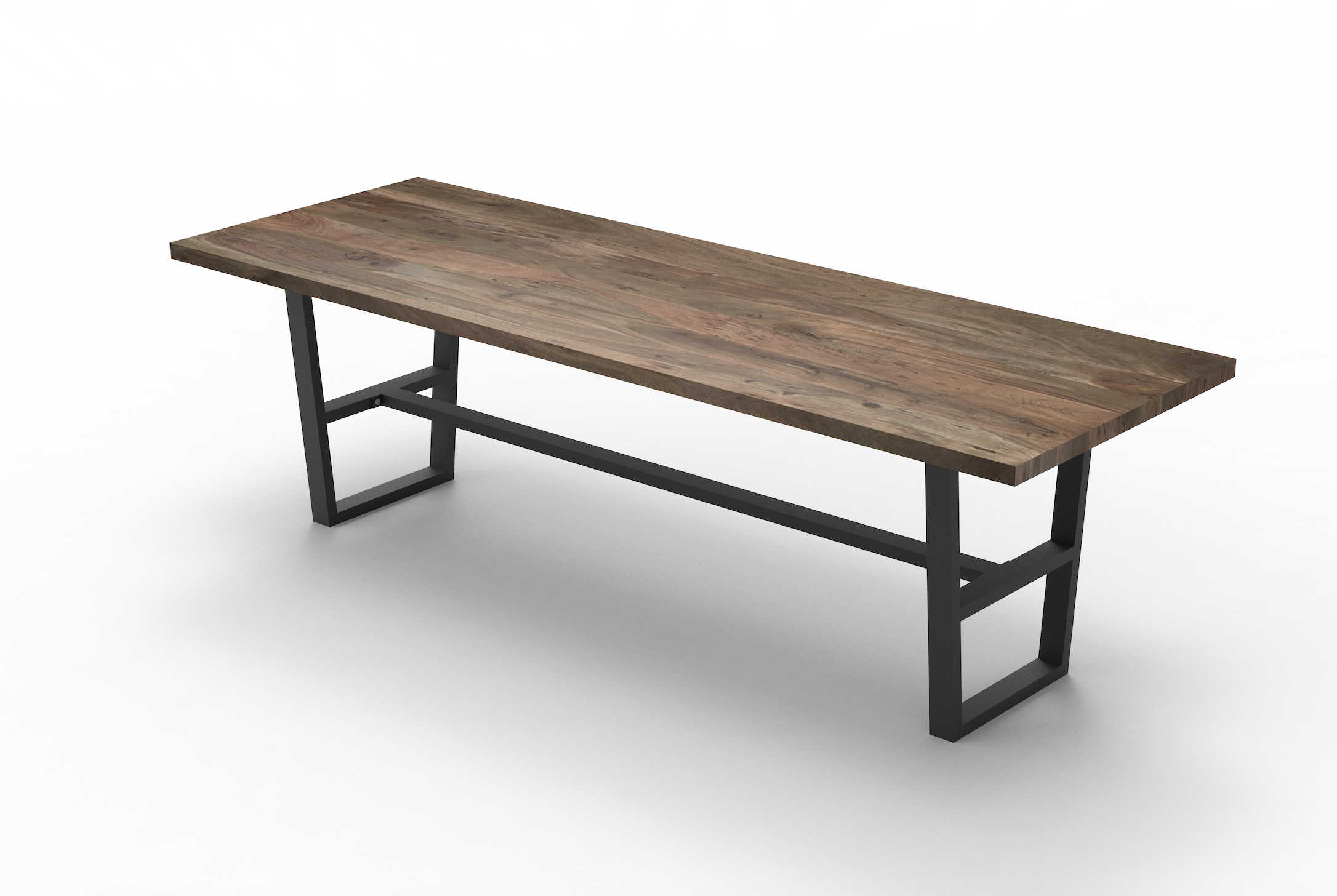 Maxwell Acacia Counter Height Gathering Table - Natural + Smoke