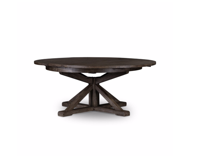 Celeste 63" - 79" Round Extension Dining Table - Black Olive - Classic Carolina Home