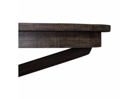 Celeste 63" - 79" Round Extension Dining Table - Black Olive - Classic Carolina Home