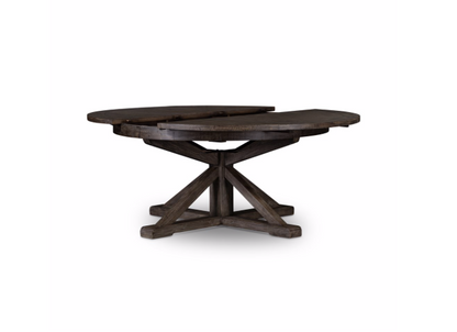 Celeste 63" - 79" Round Extension Dining Table - Black Olive - Classic Carolina Home
