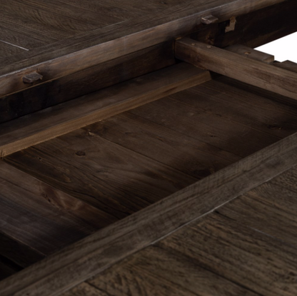 Celeste 63" - 79" Round Extension Dining Table - Black Olive - Classic Carolina Home