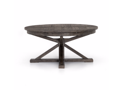 Celeste 63" - 79" Round Extension Dining Table - Black Olive - Classic Carolina Home