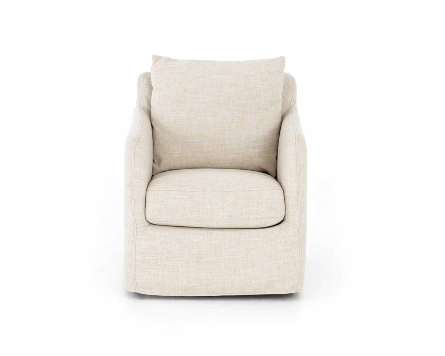 Bankside 26" Swivel Chair - Cambric Ivory
