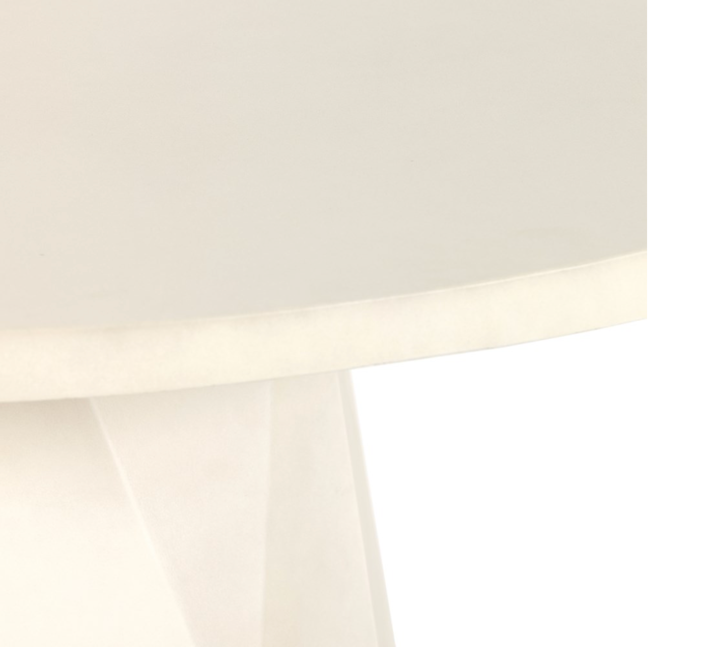 Bowman 60" Outdoor Dining Table - White Concrete