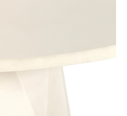 Bowman 60" Outdoor Dining Table - White Concrete