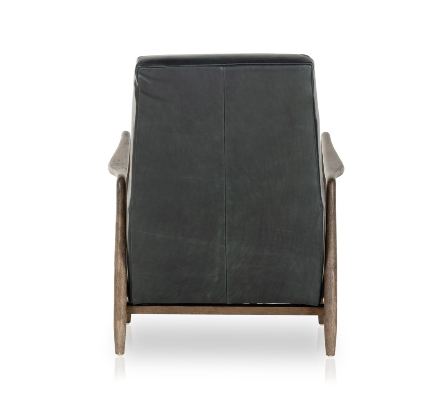 Brandon 29" Top Grain Leather Reclining Chair - Dakota Black