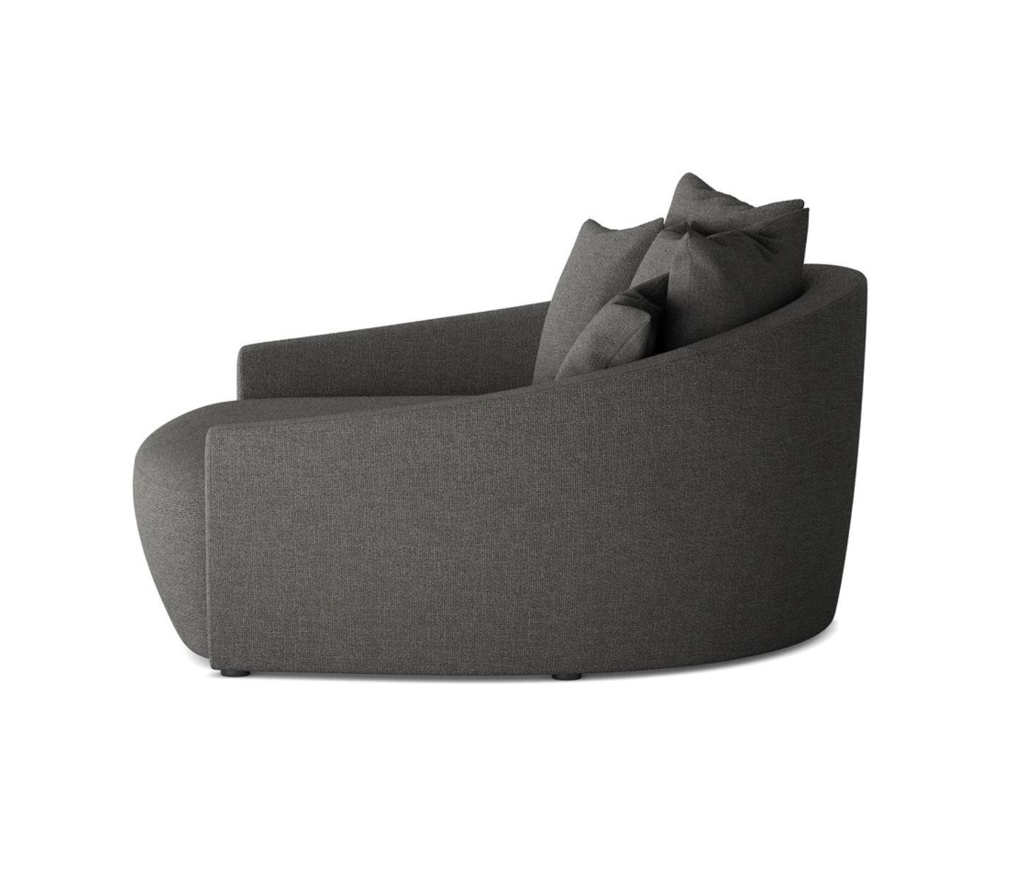Clarissa 62" Media Lounger - Gibson Smoke