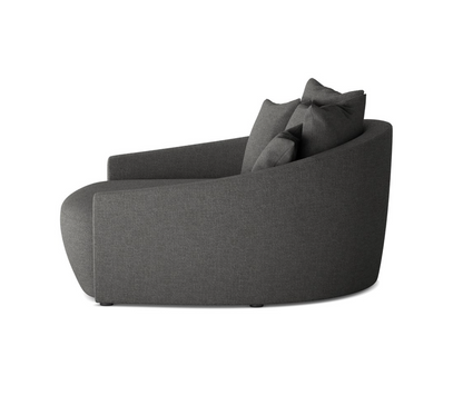 Clarissa 62" Media Lounger - Gibson Smoke