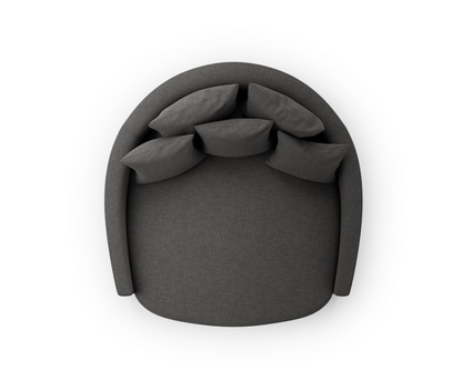 Clarissa 62" Media Lounger - Gibson Smoke