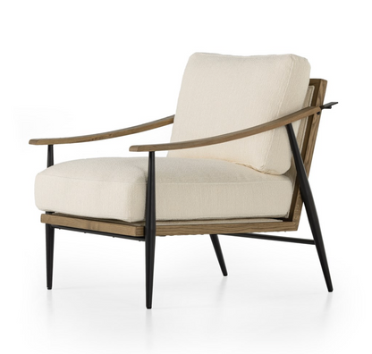 Clark 29" Occasional Chair - Ivory