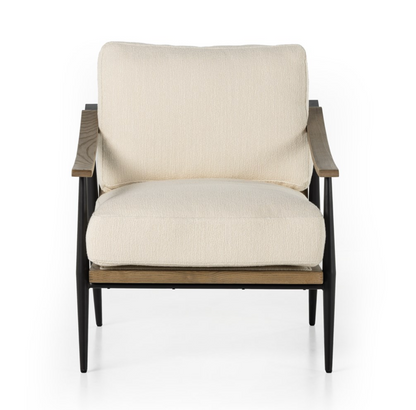 Clark 29" Occasional Chair - Ivory