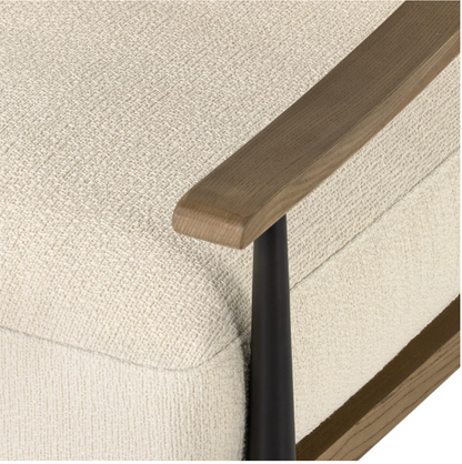 Clark 29" Occasional Chair - Ivory