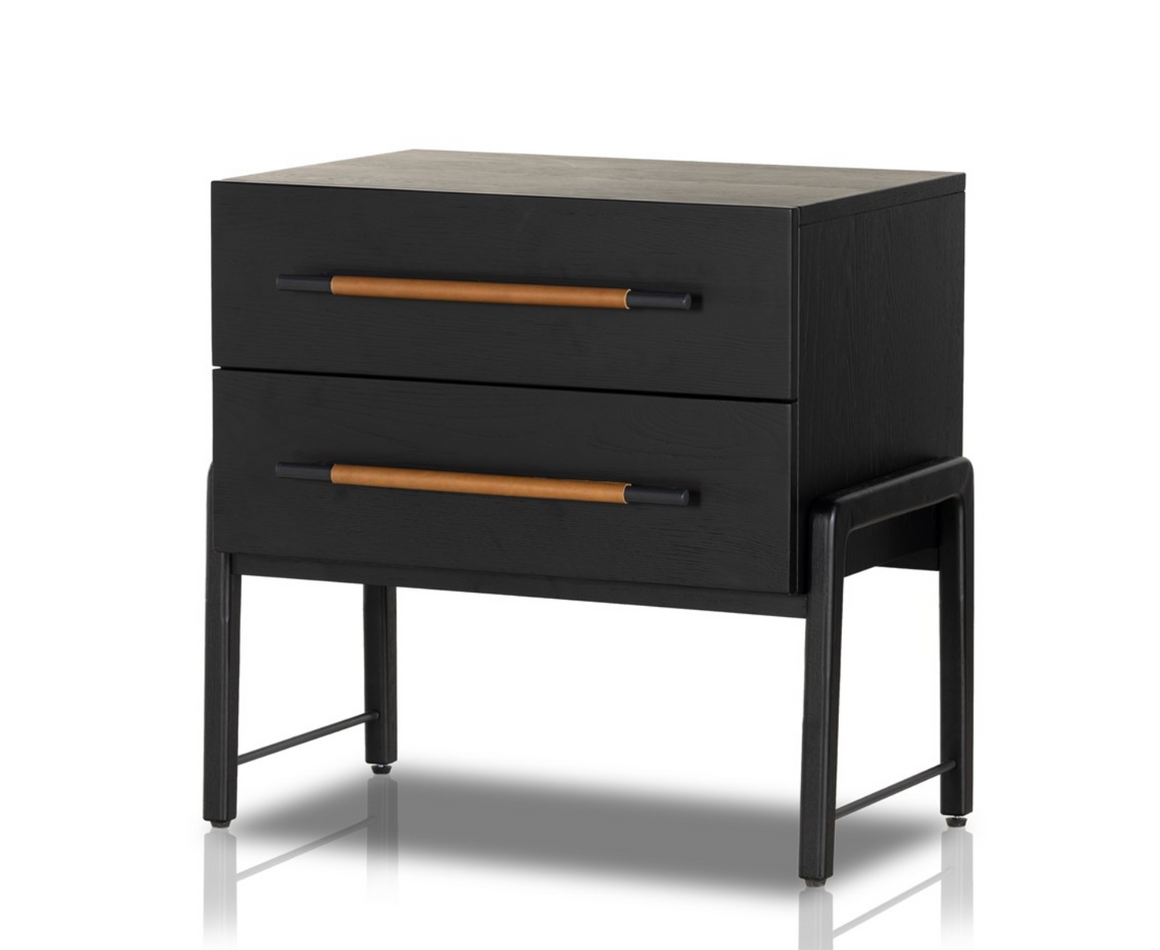 Dale 27" Nightstand - Ebony Oak