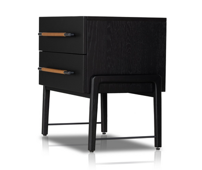 Dale 27" Nightstand - Ebony Oak