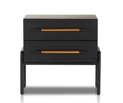 Dale 27" Nightstand - Ebony Oak