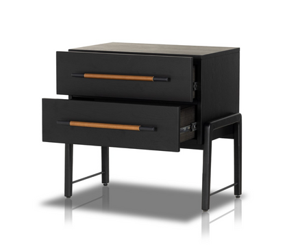 Dale 27" Nightstand - Ebony Oak