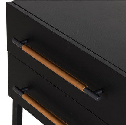 Dale 27" Nightstand - Ebony Oak