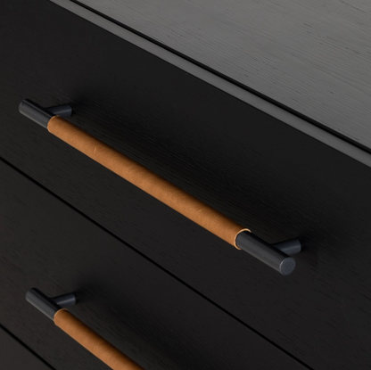 Dale 33" 3 Drawer Dresser - Ebony Oak