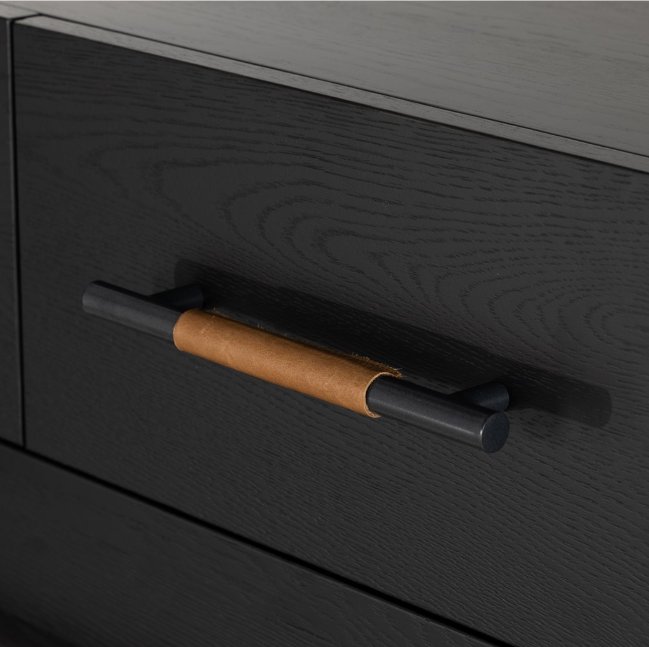 Dale 37" 6 Drawer Tall Dresser - Ebony Oak