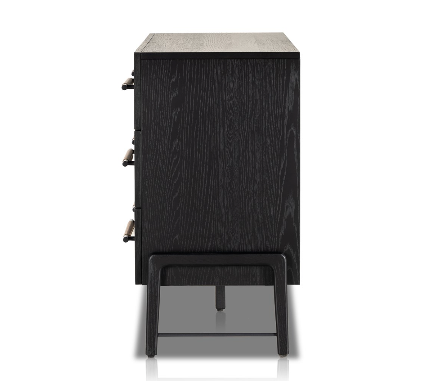 Dale 63" 6 Drawer Dresser - Ebony Oak