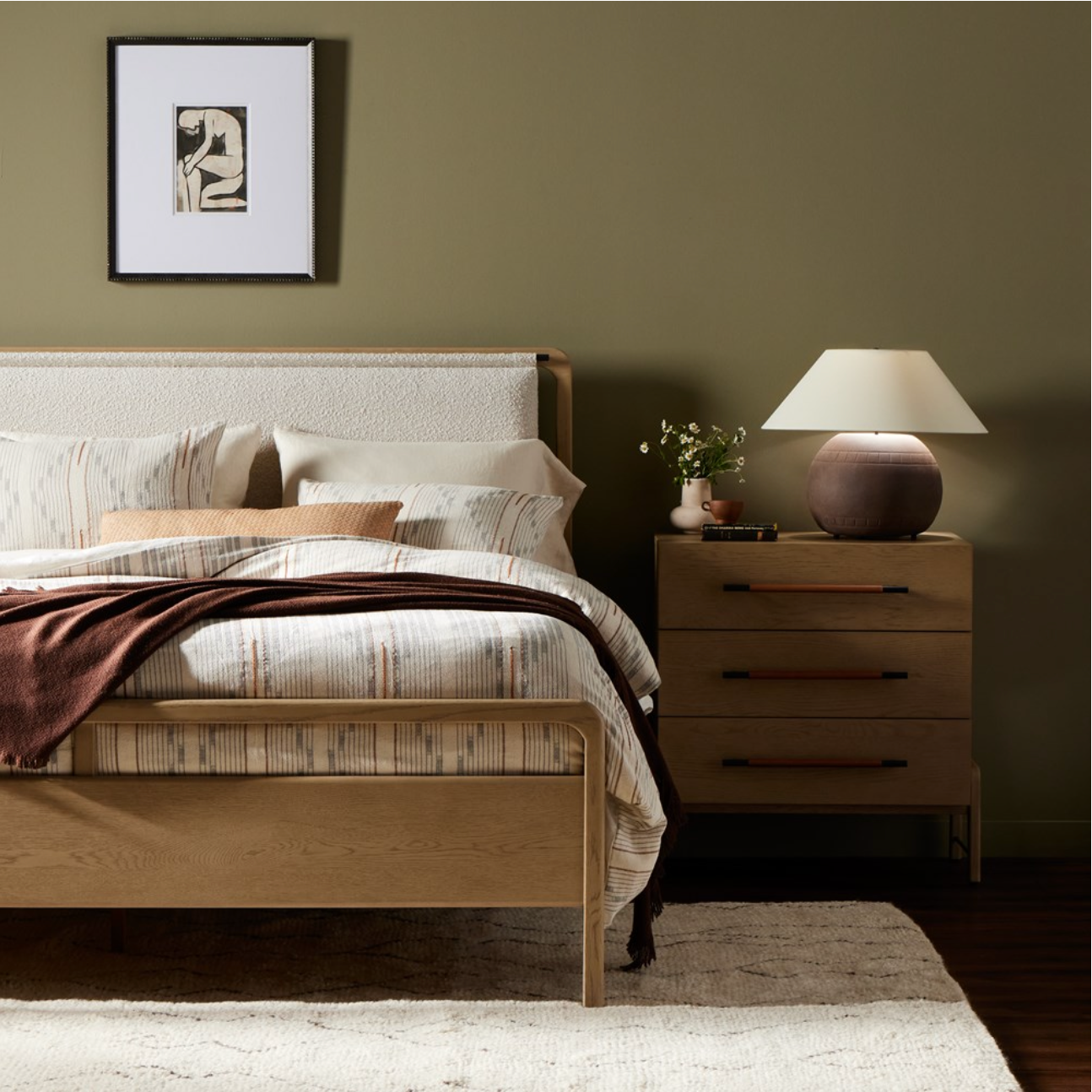Dale 80" King Bed - Yucca Oak Natural