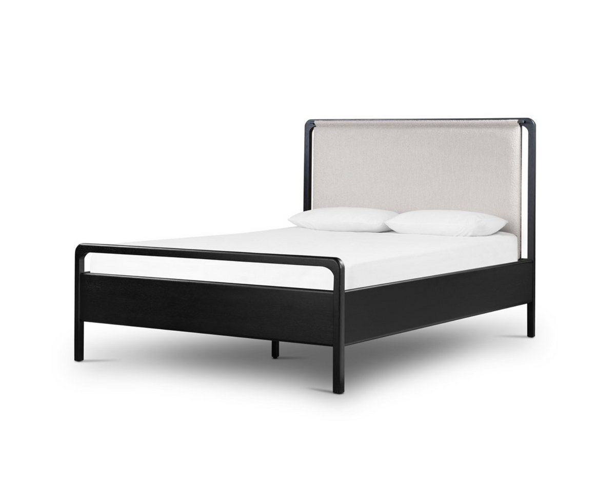 Dale King Bed - Ebony Oak