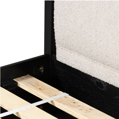 Dale 80" King Bed - Ebony Oak