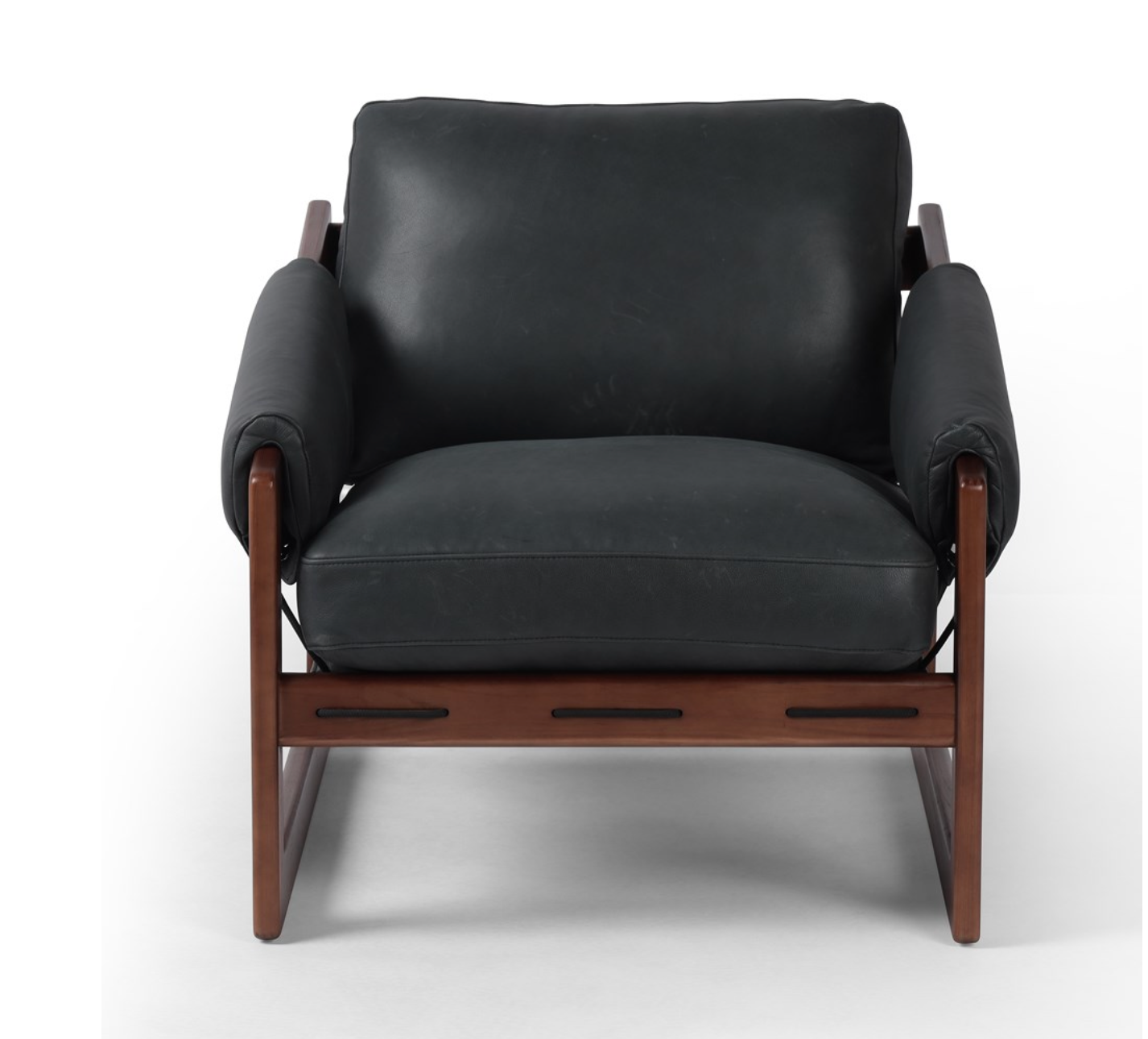 Belfield Top Grain Leather Swivel Chair